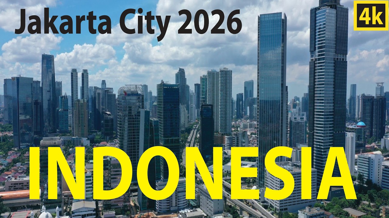 Jakarta City 2026 , Indonesia 4K By Drone 2026