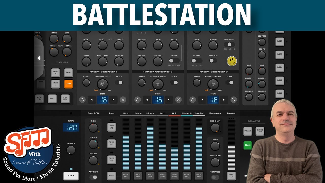Bram Bos Battlestation Groovebox AUv3  - Tutorial and Demo