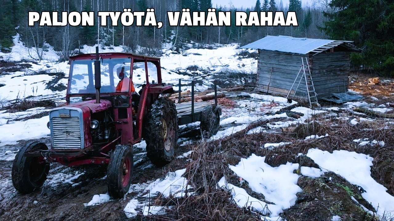 Onnistuuko saunan rakennus 300 euron budjetilla? Yritet&auml;&auml;n hy&ouml;dynt&auml;&auml; kaikkea mit&auml; l&ouml;ytyy..