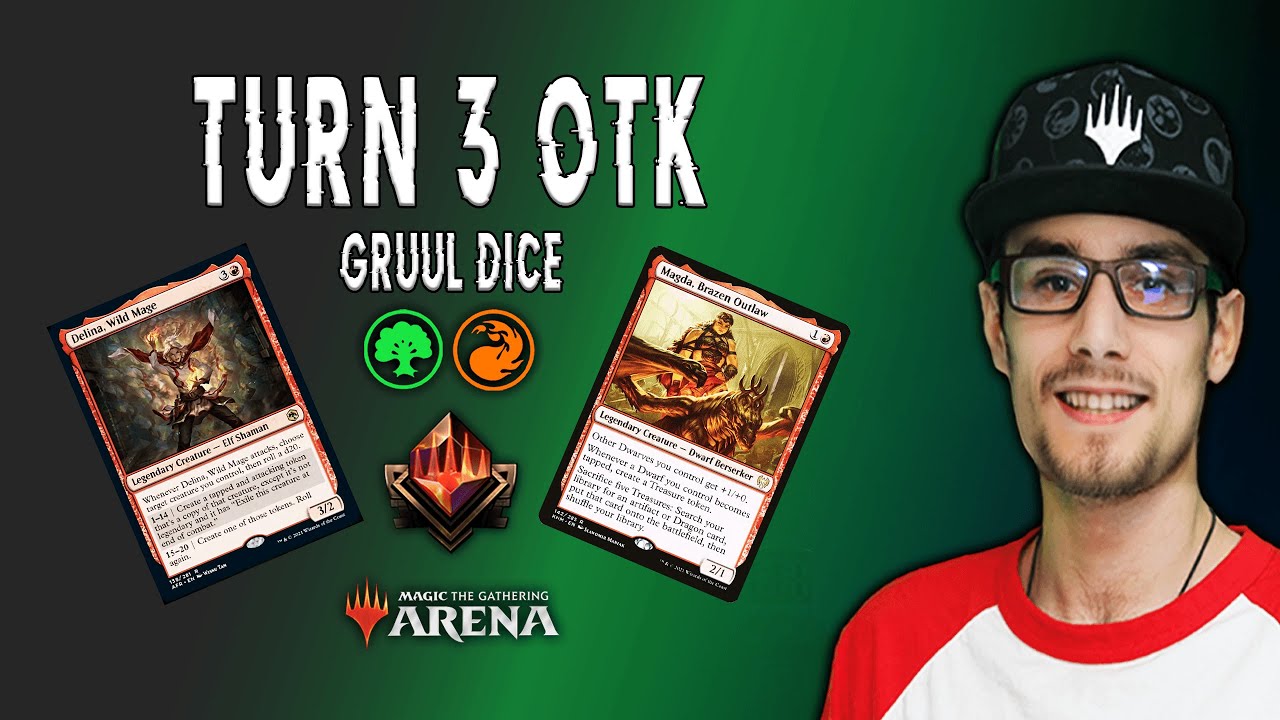 TURN 3 OTK 🎲 Get Rolled Nerd! 💯 Gruul Dice MTG Arena Mythic Rank