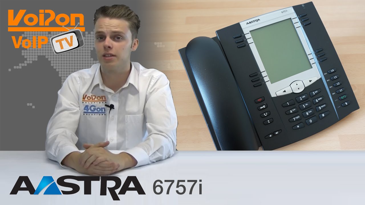 Aastra 6757i VoIP Phone Video Review / Unboxing