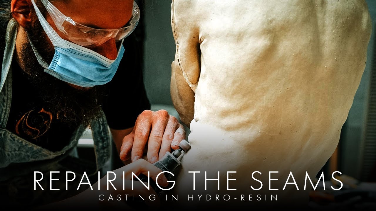 Casting In Hydro-Resin - Repairing The Seams