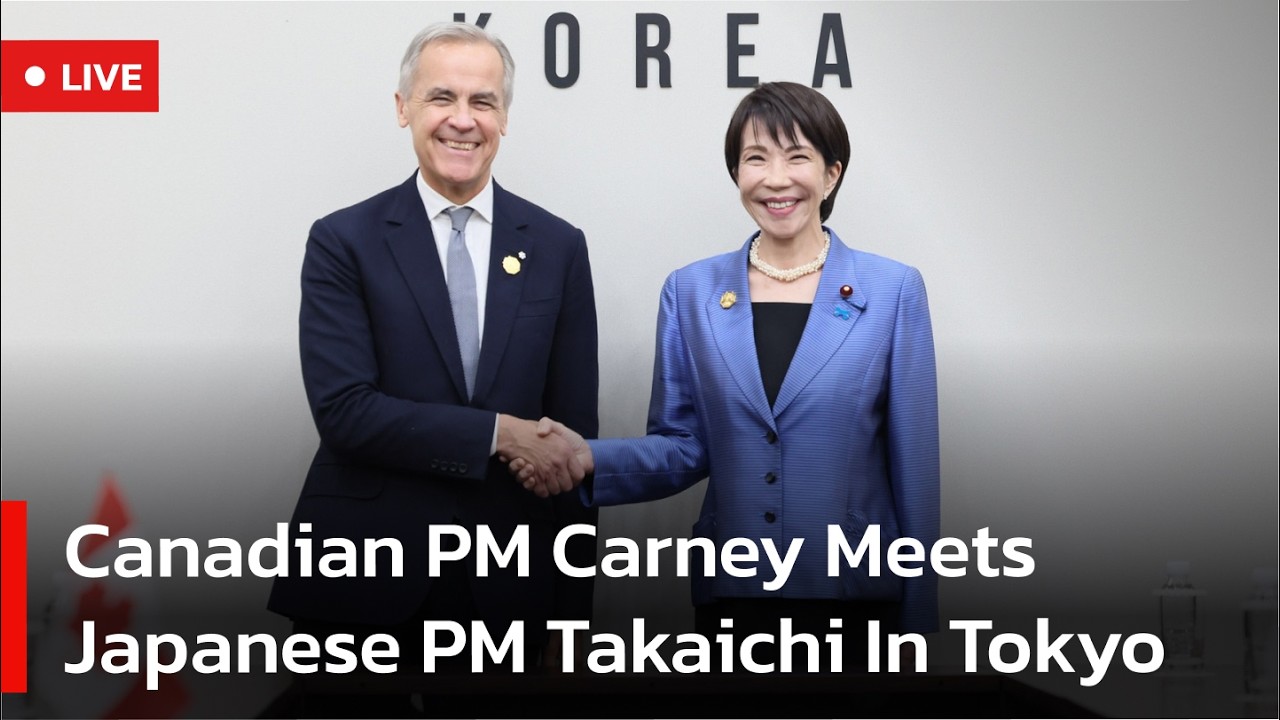 🔴LIVE: Canadian Prime Minister Carney Holds Key Meeting with Japanese PM Takaichi In Tokyo | AC1S