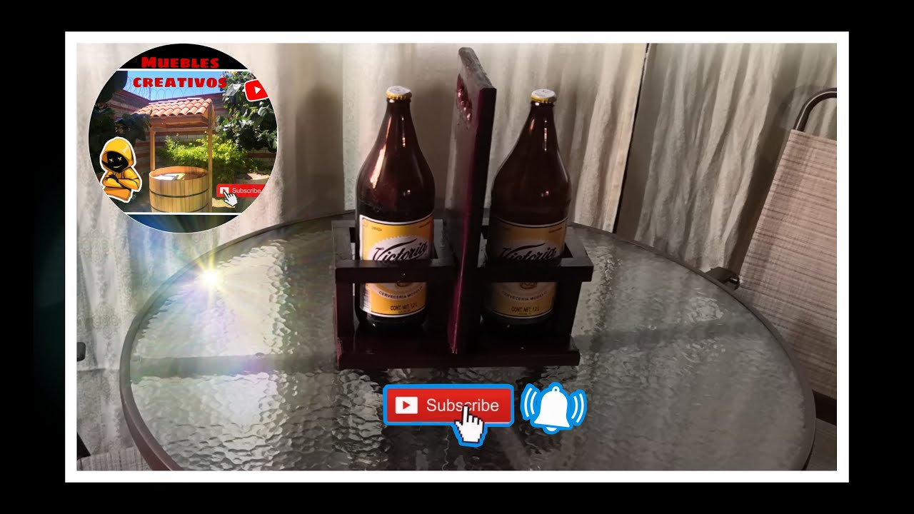 porta caguamas muy f&aacute;cil de hacer