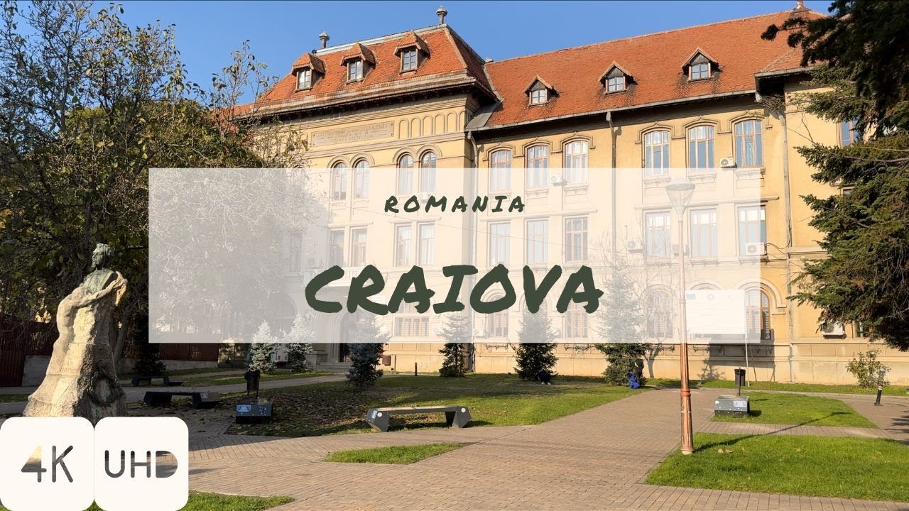 WalkIn CRAIOVA | ROMANIA | 4K HDR City Walking Tour