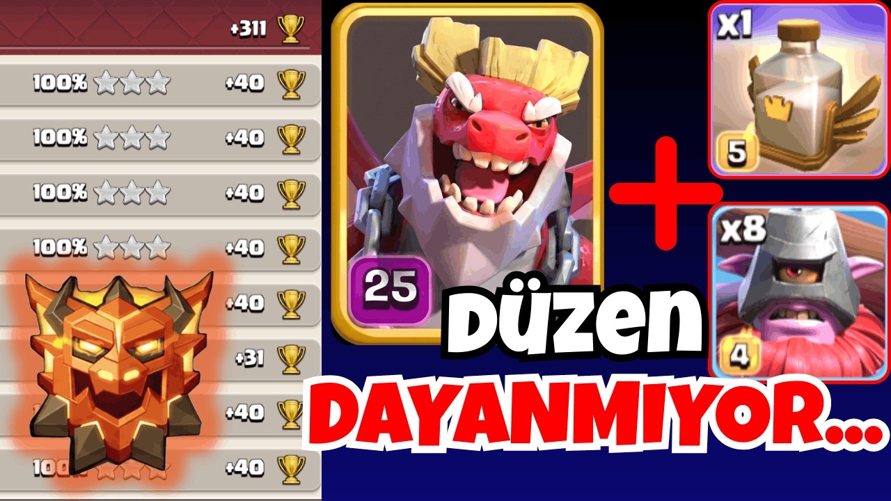 EFSANE LİGİNİN EN KOLAY BB 18 ORDUSU - Clash Of Clans