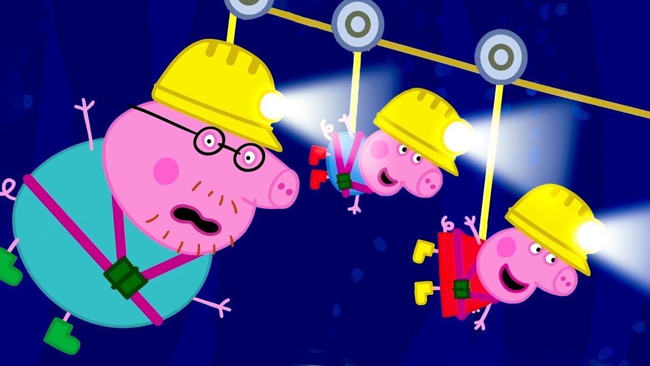 The Cave Zipline 🔦 | Peppa Pig Official Full Episodes