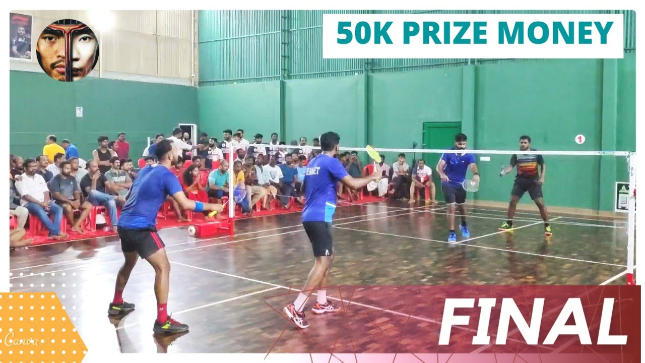 LOKESH/GANESH VS BENNET/SHIVASHANKAR:ALL INDIA OPEN BADMINTON TOURNAMENT 2022