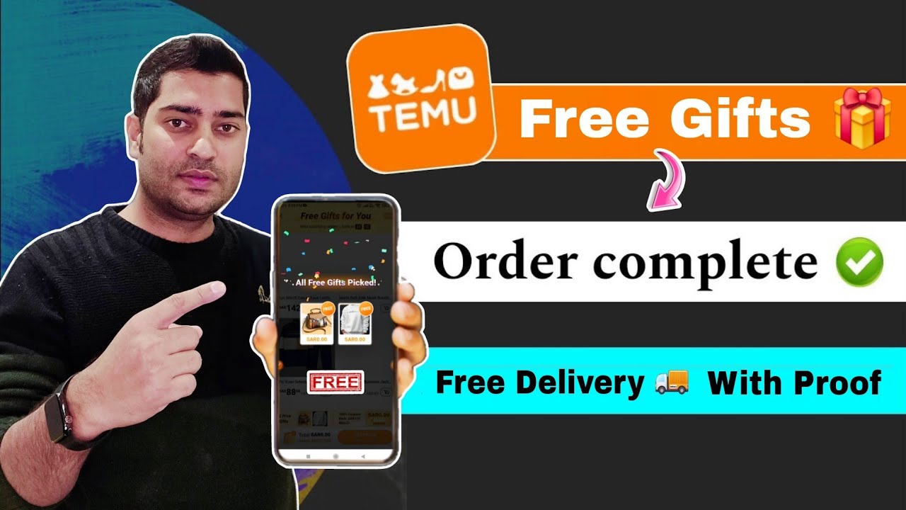 How to order free gifts from temu app | temu free gift hack 2025 | temu se free gift order complete