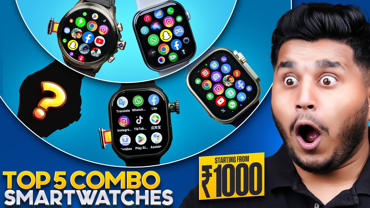 Top 5 Best Smartwatches Starting From 1000⚡️|| Top 5 Best Smartwatches Under ₹4000✅