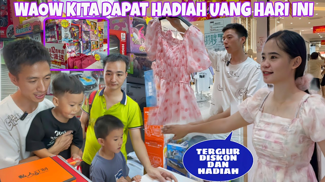BELI PAKAIAN UNTUK ANAK PAKAI DI INDONESIA, WAOW BELI BAJU DISKON DI CHINA DAPAT HADIAH JUGA