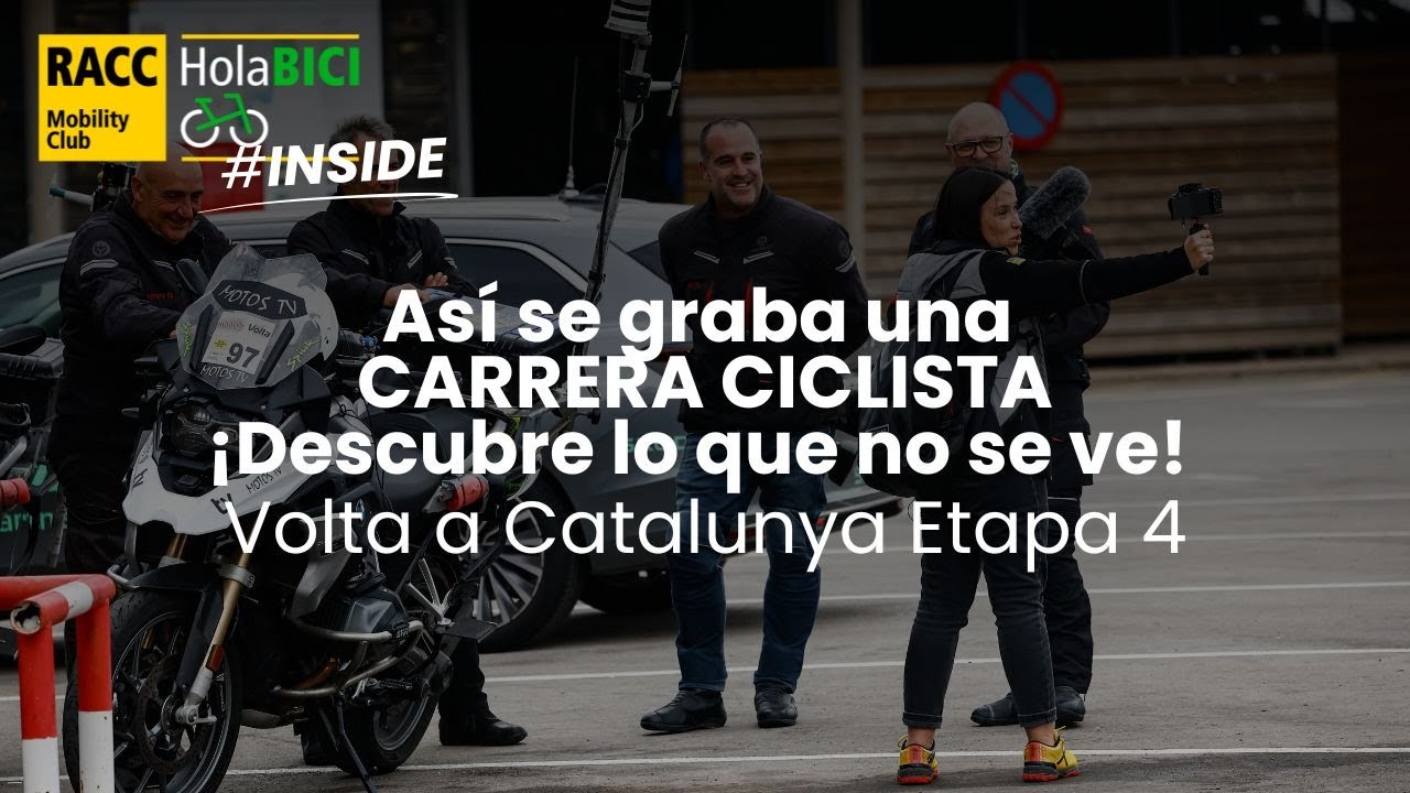 Así se graba una CARRERA CICLISTA  ¡Descubre lo que no se ve! | #InsideRACCholaBICI