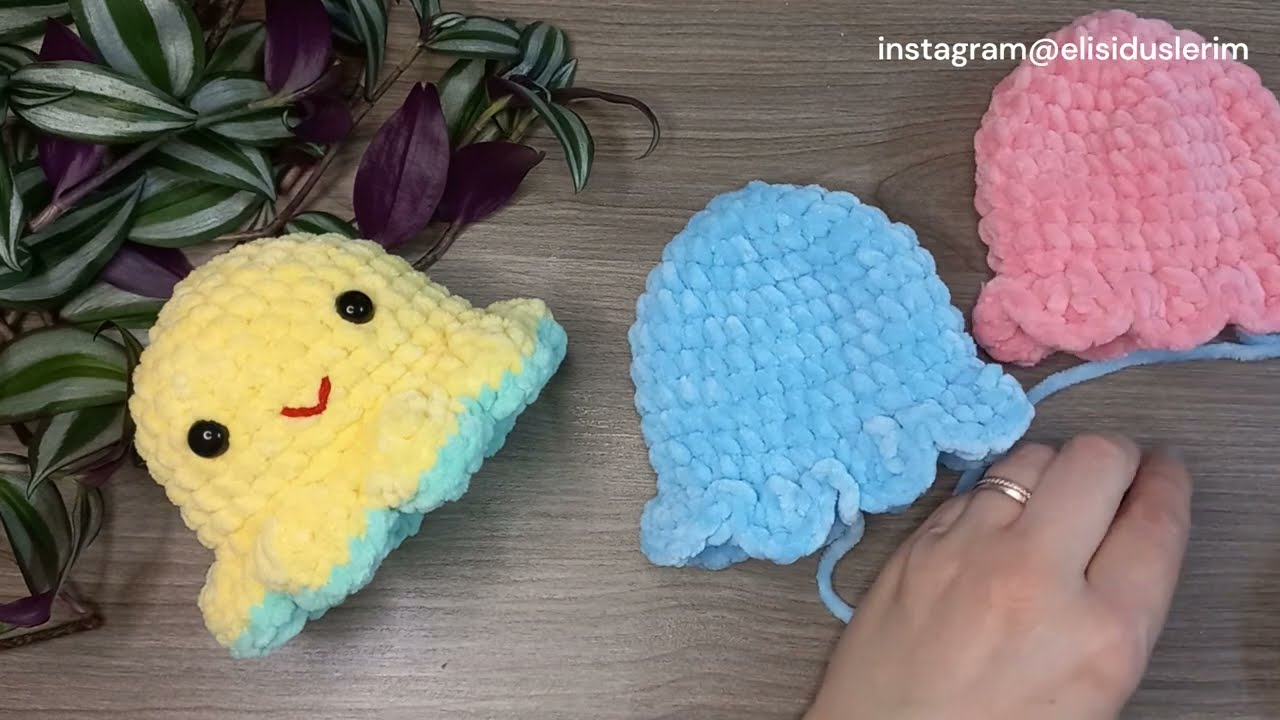 Mood Değiştiren Ahtapot Yapımı  /Reversible Octopus Crochet
