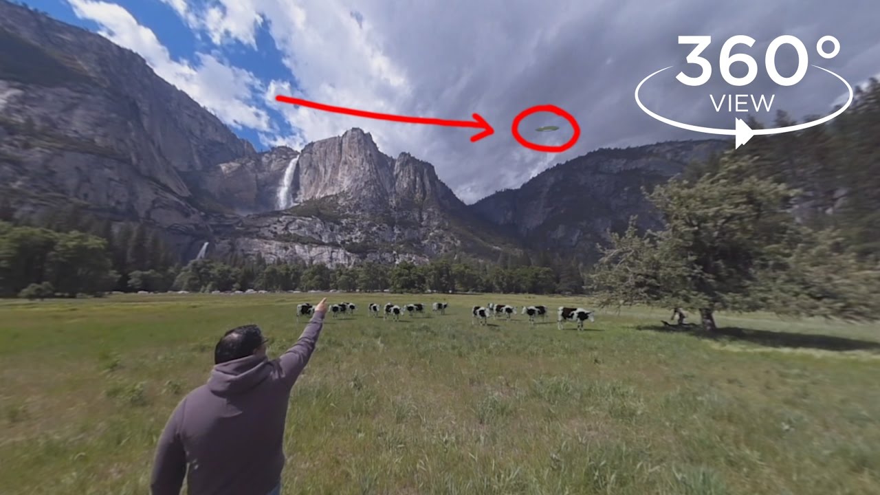 360&deg; UFO Sighting at Yosemite Park Caught on 4K 360 Video Camera!