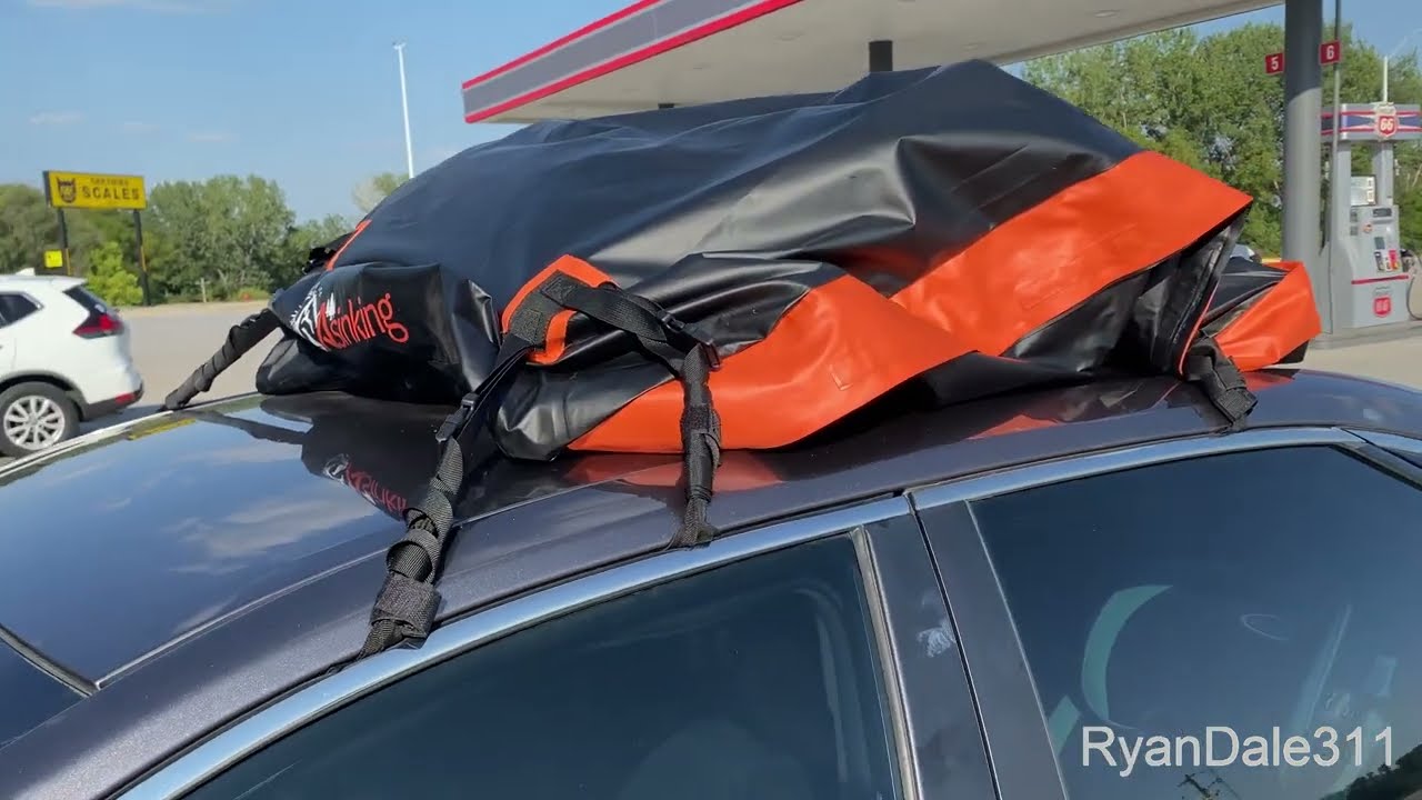 Asinking Car Rooftop Cargo Carrier Bag - review