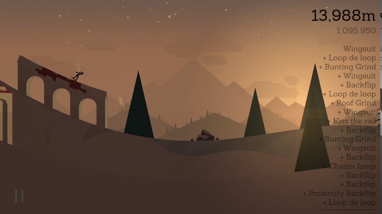 Alto's Adventure W/Maya + Wingsuit - 2,415,780 Pts - 30,785m