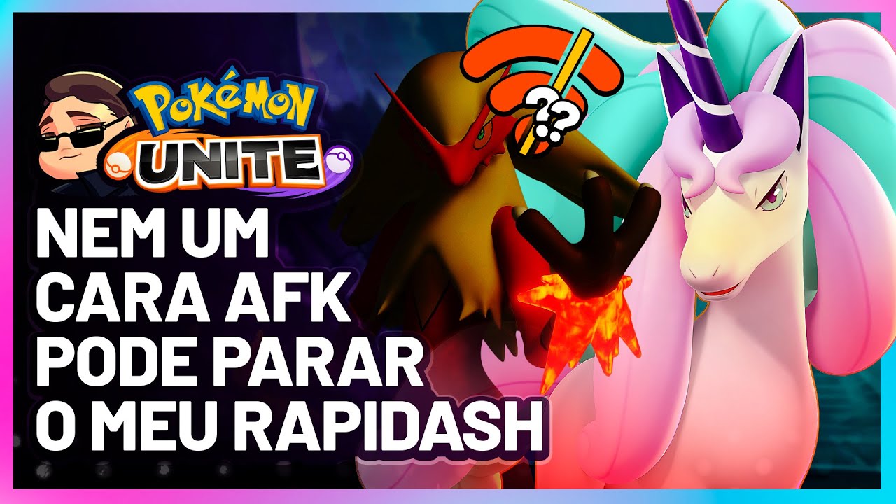 NEM UM AFK PODE PARAR MEU RAPIDASH! Pokemon Unite Rapidash Gameplay