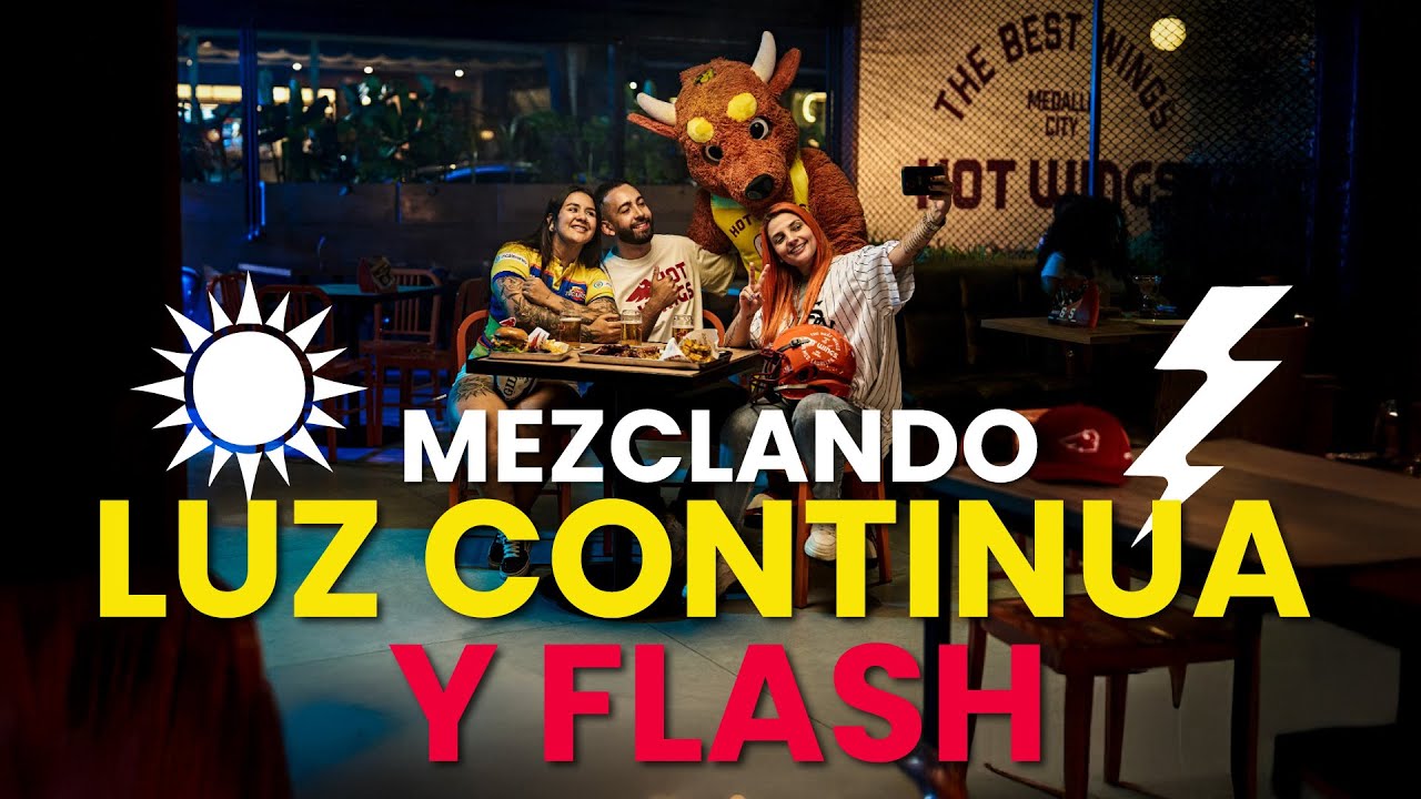 COMO MEZCLAR LUZ CONTINUA Y FLASH EN UN RESTAURANTE - LUZ CONSCIENTE