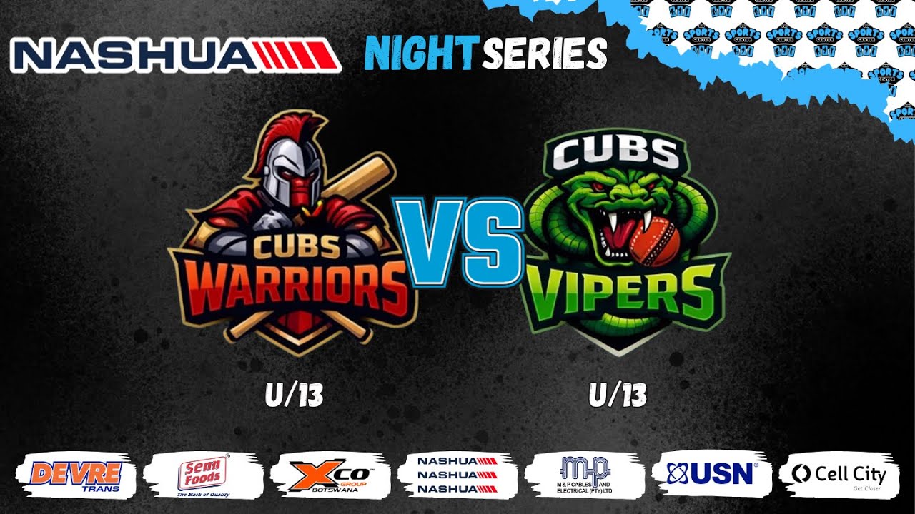 CRICKET | Nashua Night Series - Warriors U/13 vs Vipers U/13