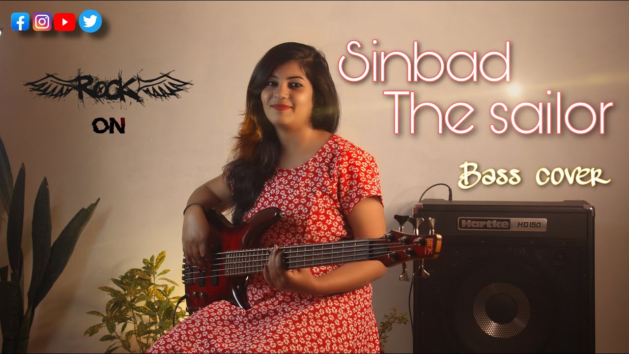 SINBAD THE SAILOR | BOLLYWOOD | BASS GUITAR COVER | NEHA SINGH ( INDIA )