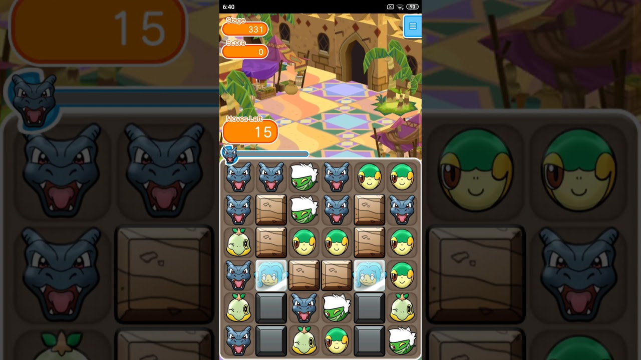 Pokémon Shuffle Mobile Main Stage 331 - Simipour