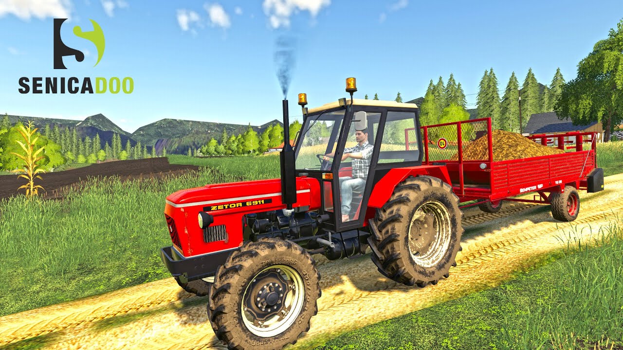 UTH19 - Manure Spreading and ploughing on small farm in Slovenia