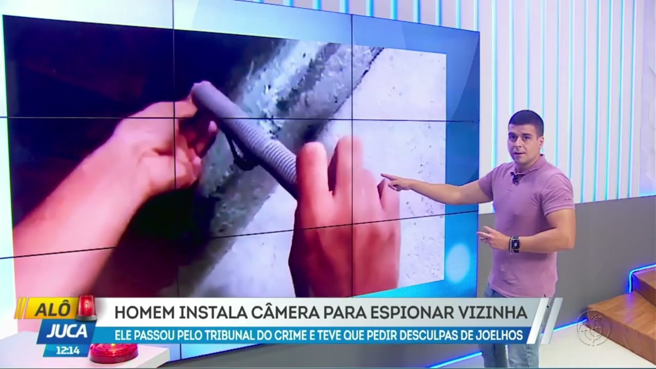 Alô Juca: Homem instala câmera para espiar vizinha e passa por tribunal do crime