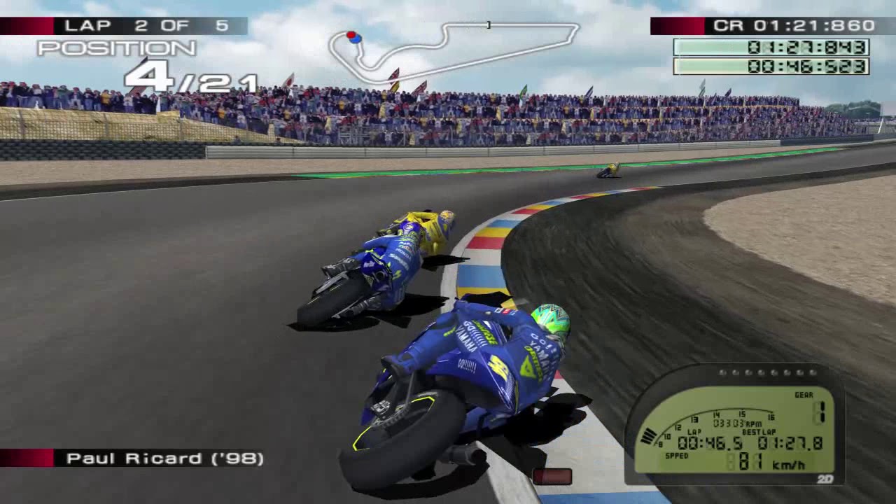 MotoGP 4 PS2 | Paul Ricard (98) | Yamaha YZR-M1 | Yamaha Team