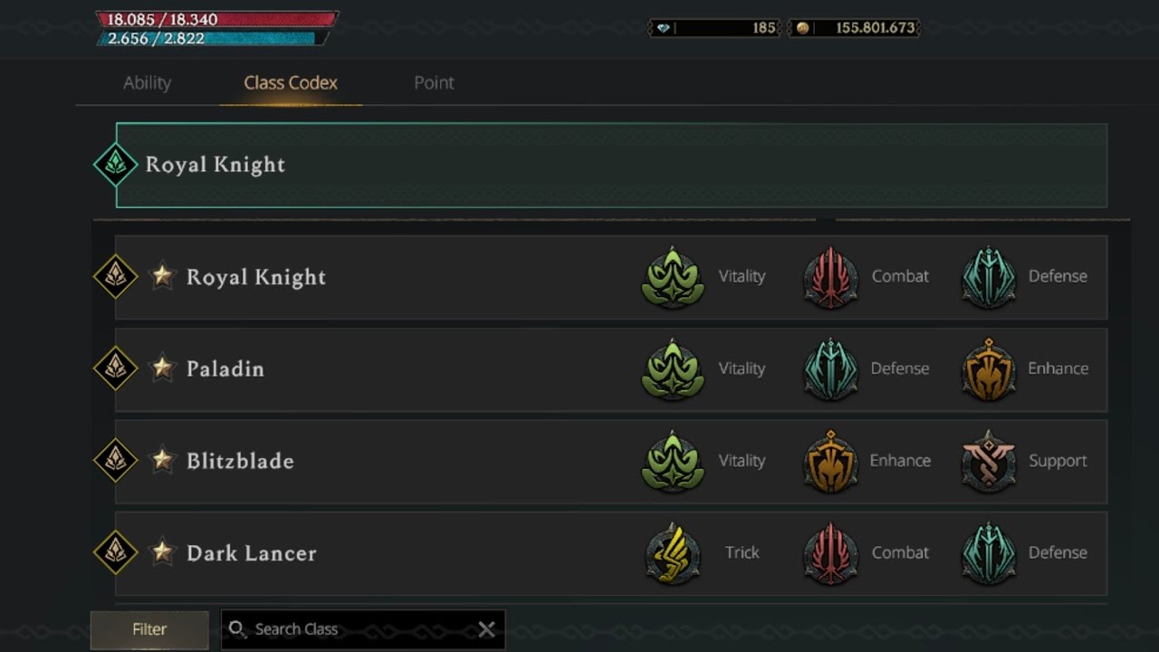 Compare Ability Paladin VS Knight Untuk Sword And Shield Lordnine Server Horatio 04