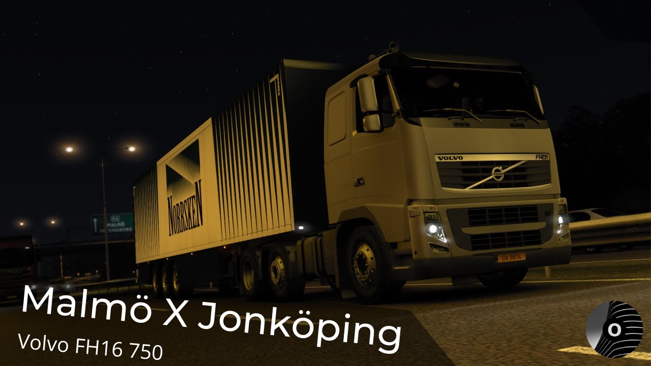 ETS2 - MALMÖ x JONKÖPING com o VOLVO FH16 750! Cerveja sem Álcool - Norrsken