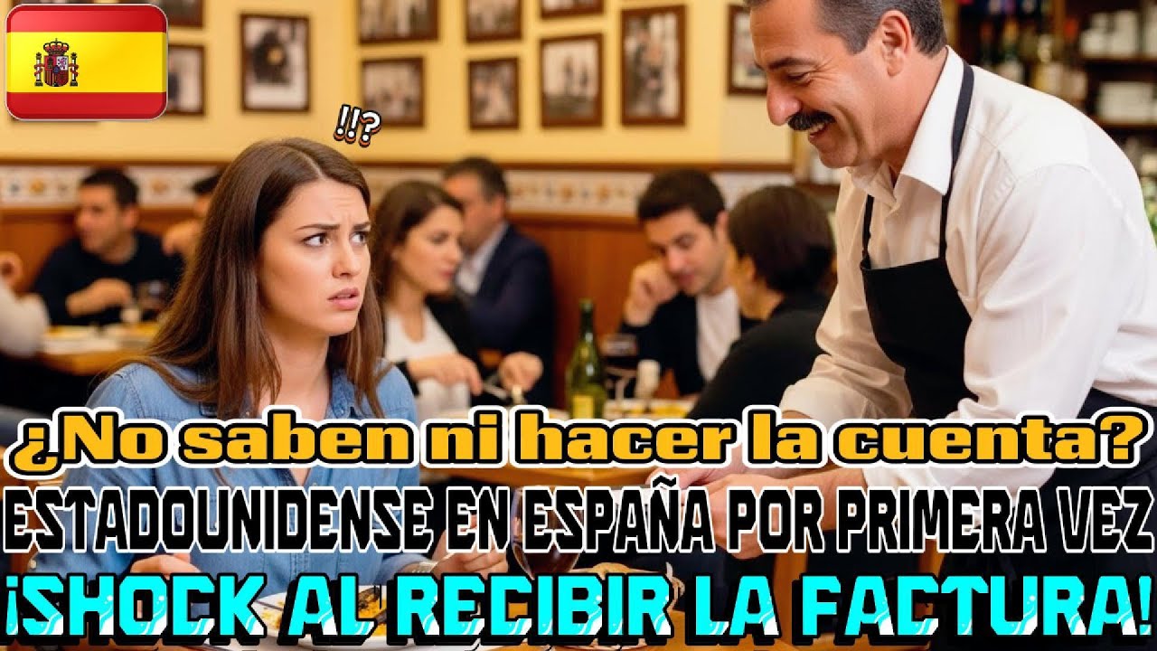 Una estadounidense queda sorprendida en un restaurante familiar en España