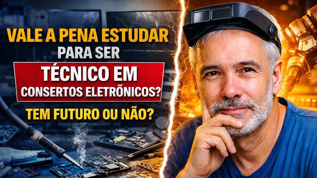 Vale a pena estudar para consertar aparelhos eletrônicos? - Live 356