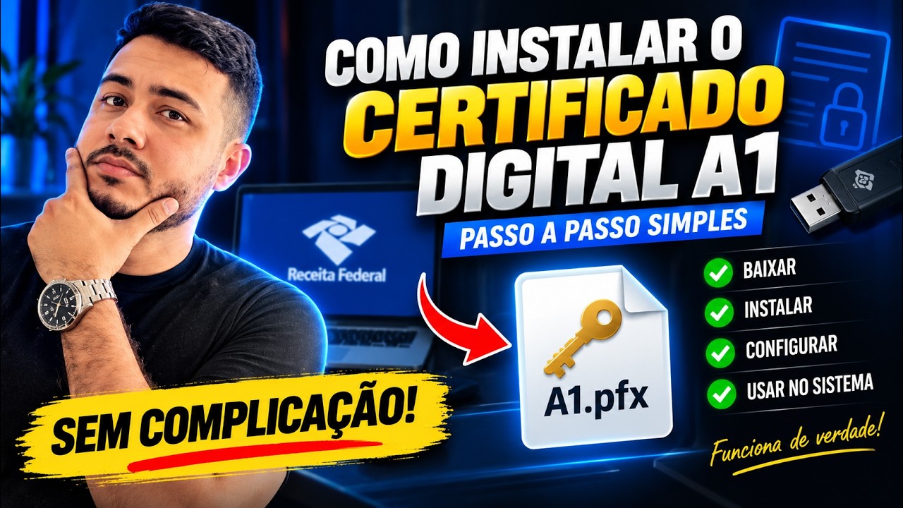 COMO INSTALAR O CERTIFICADO A1 NO SEU COMPUTADOR CORRETAMENTE