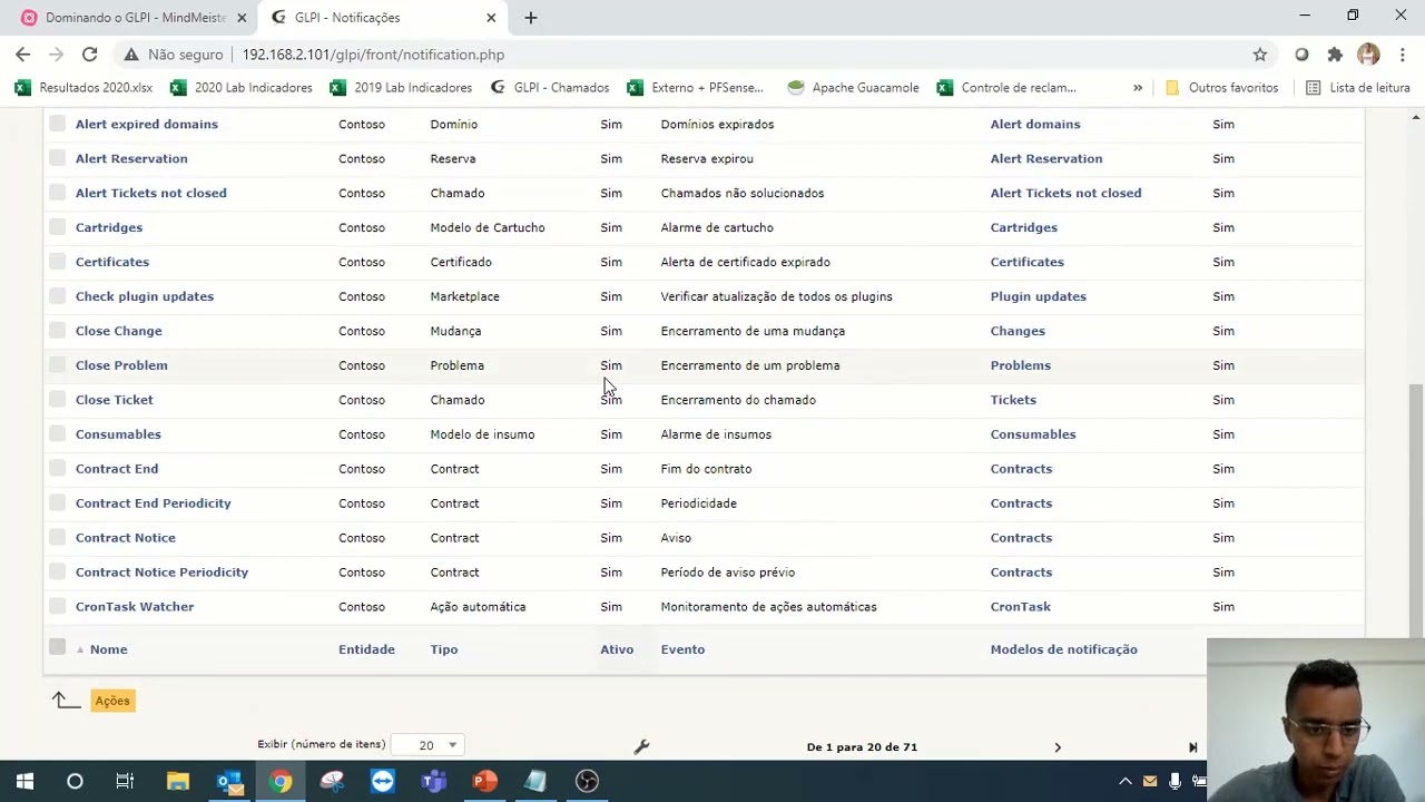#04 CURSO GRÁTIS - GLPI - Notificações por email
