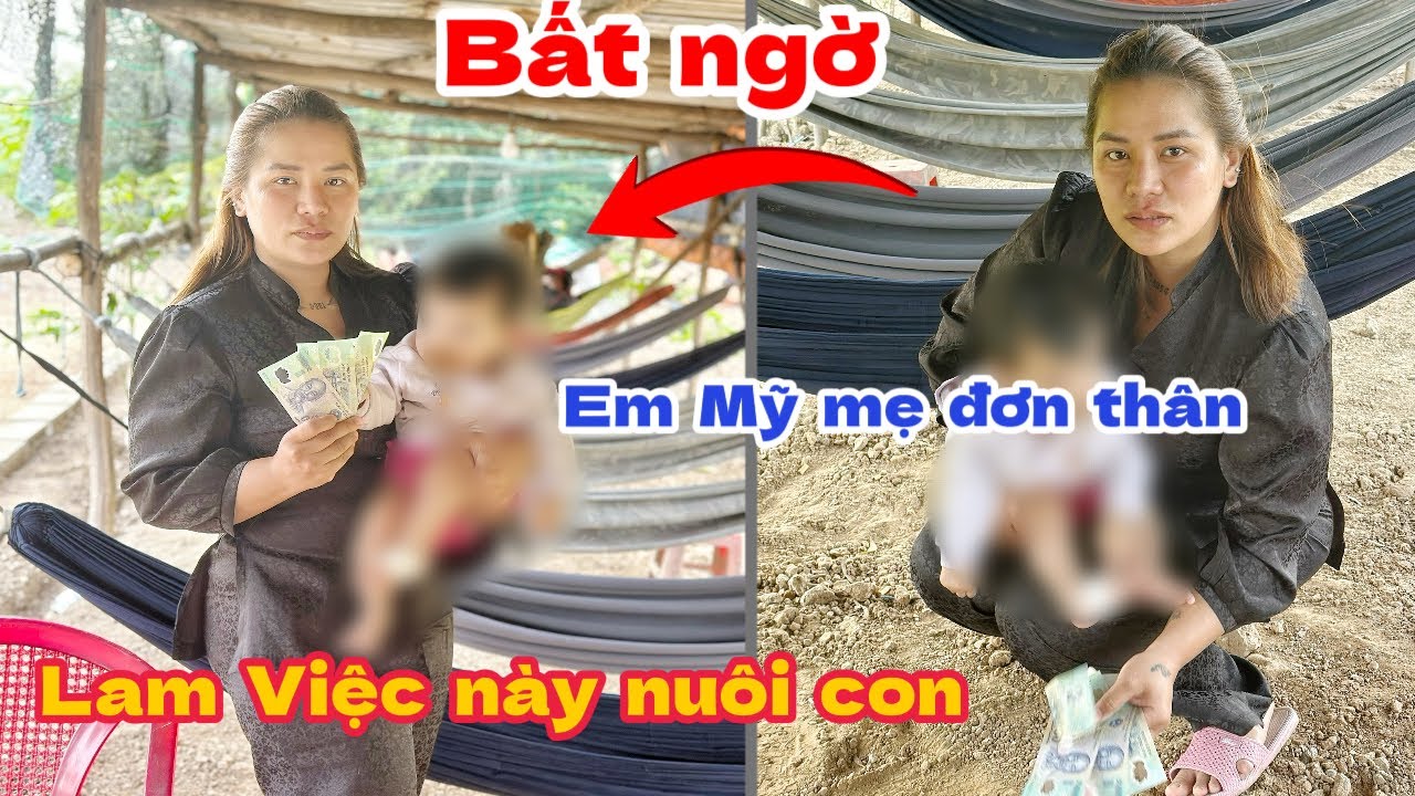 HOÀI MIỀN TÂY -bất ngờ em Mỹ mẹ đơn thân lm việc này mỗi đêm để nuôi con ai cũng thương