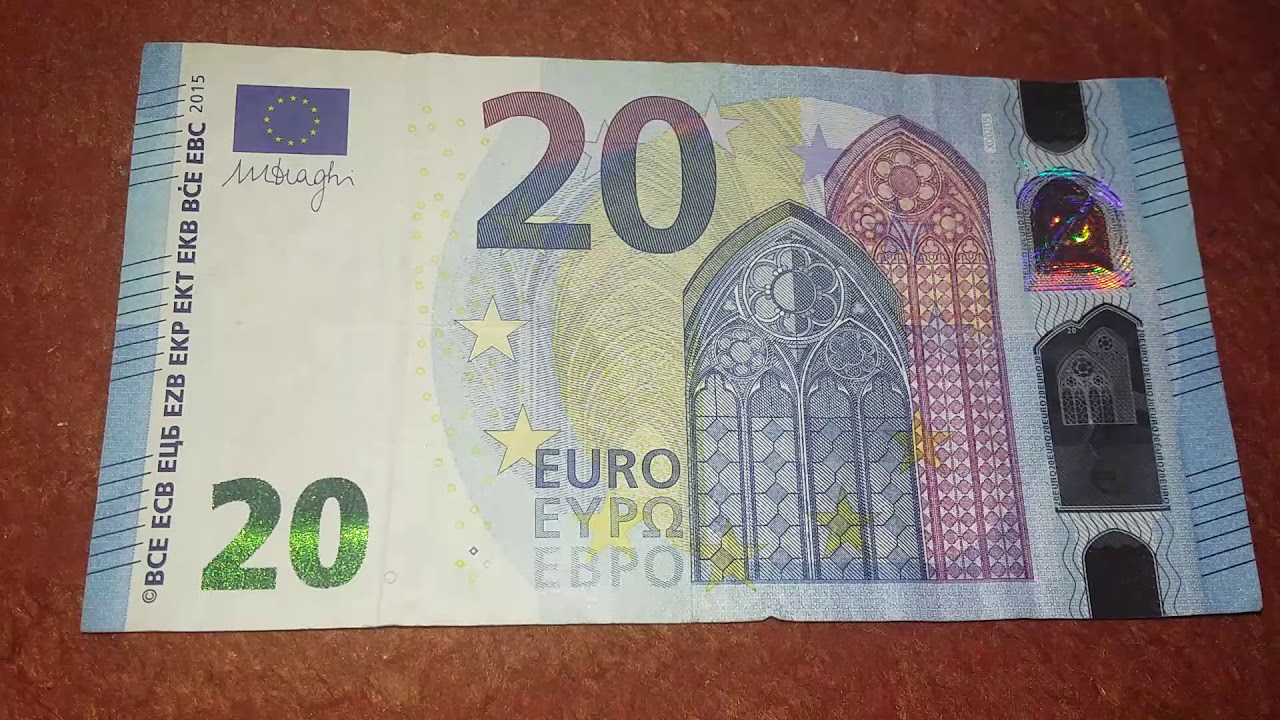Money review: 20 euro 2015.