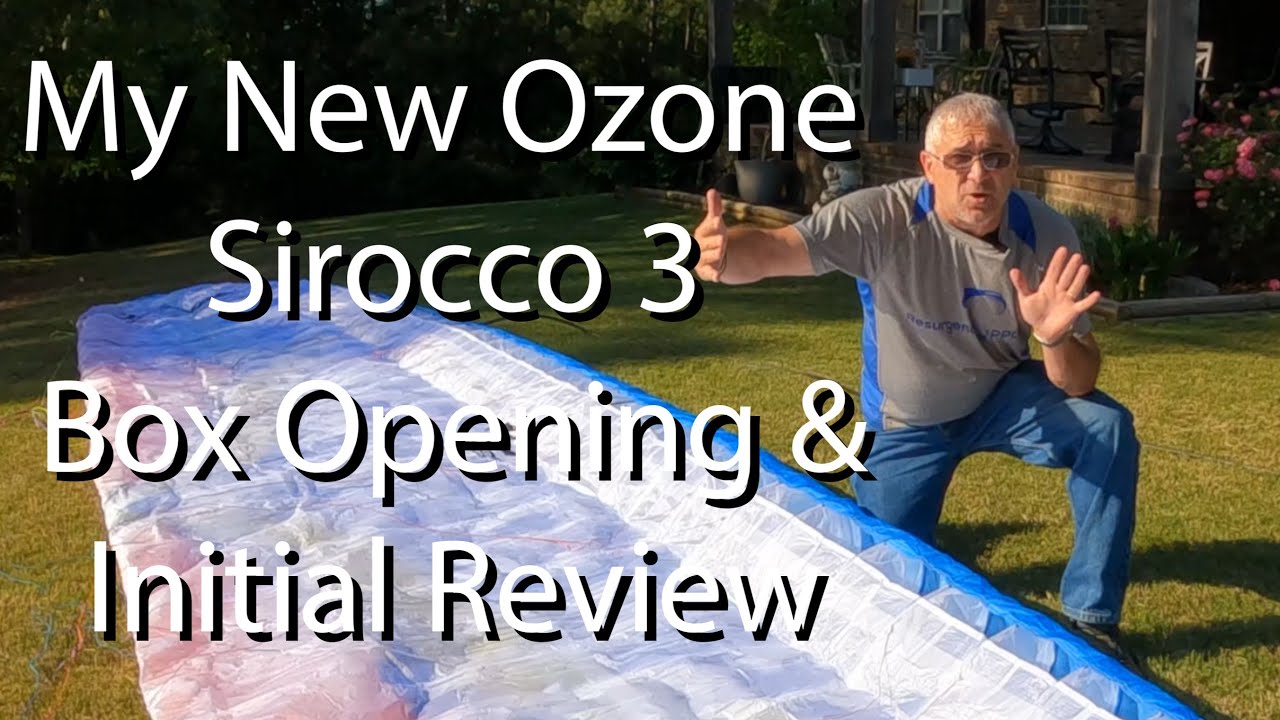 My New Ozone Sirocco 3 Paramotor Wing!