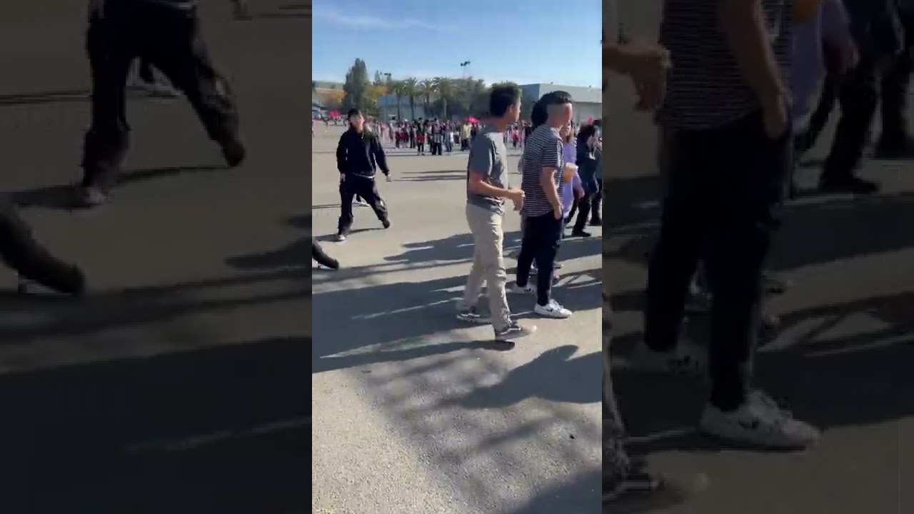 Weak ass fight Sacramento Cal Expo Hmong New Year 2022