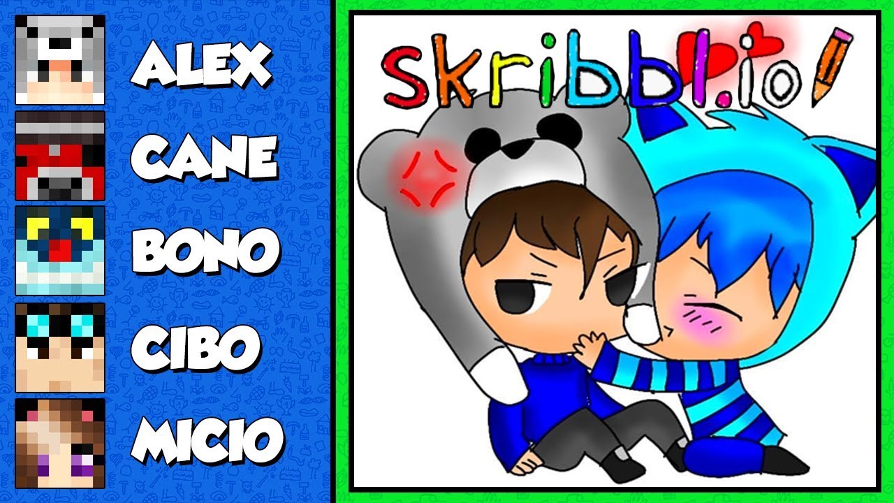 PORTO I MIEI AMICI A DISEGNARE SU SKRIBBL.IO!!!
