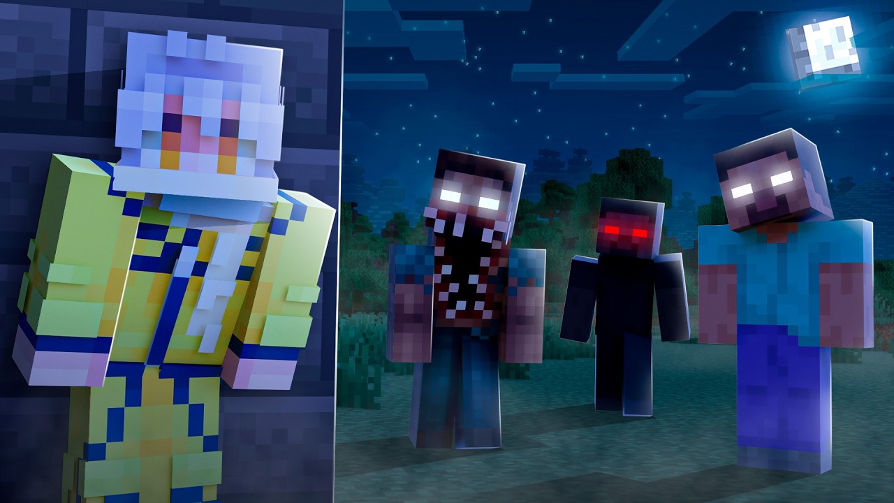 EU ADICIONEI TODOS OS MODS DO HEROBRINE NO MINECRAFT