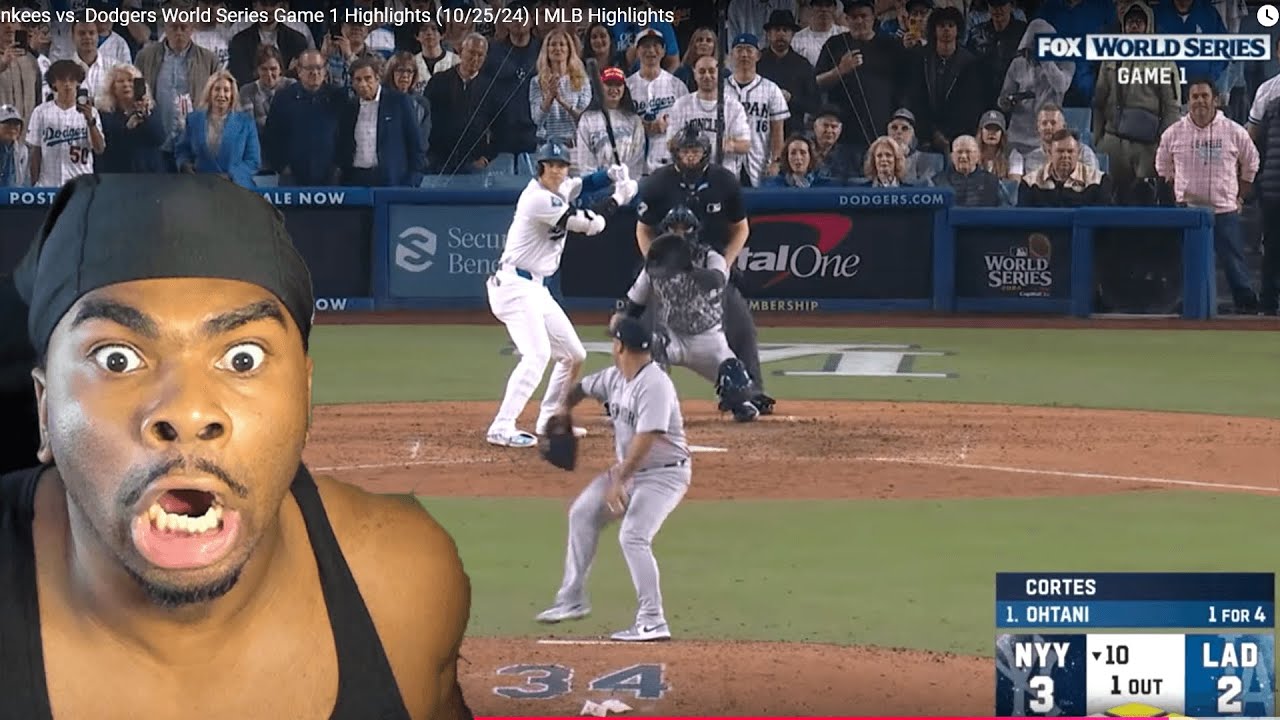 GREATEST ENDING EVER!!!! Yankees vs. Dodgers World Series Game 1 Highlights (10/25/24