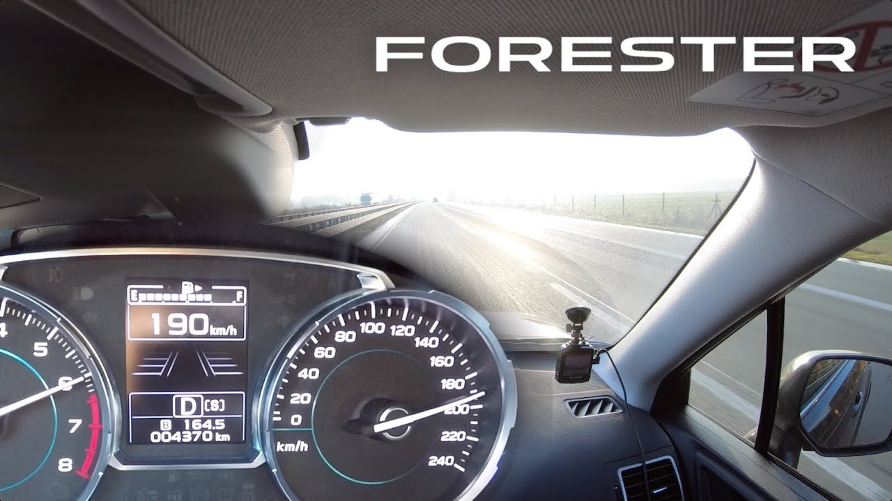 スバル フォレスター 190km/h ドイツ アウトバーン
