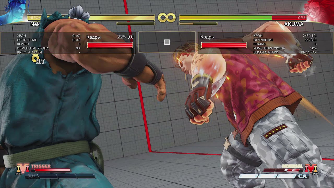 STREET FIGHTER V - LUKE - CORNER COMBO EXAMPLE
