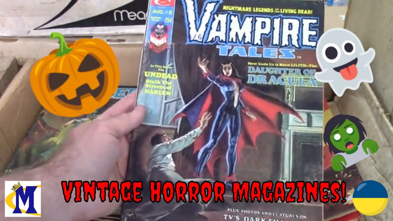 Vintage Bronze Age Original Owner Horror Magazine Collection!  Creepy, Eerie & Vampirella!