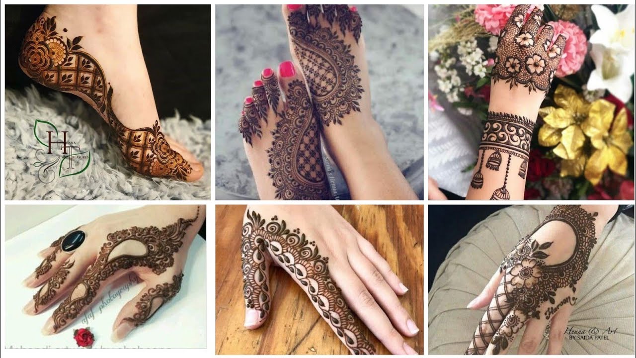 Beautiful Hands & Feet Mehndi Designs Collection