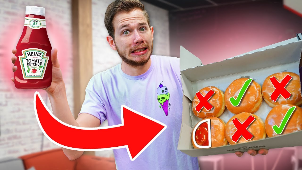 DON'T Eat The Gross MYSTERY Filled Donut!