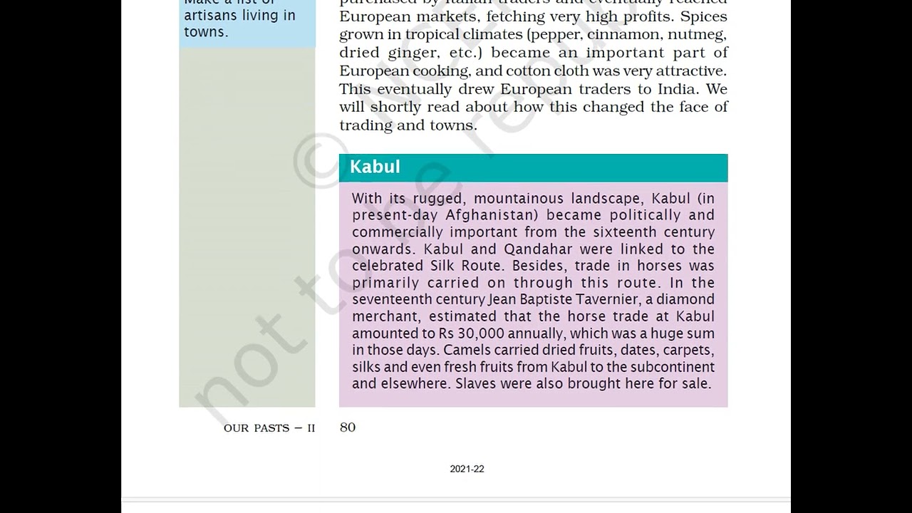 HISTORY CLASS 7 CHAPTER 6 PART 2