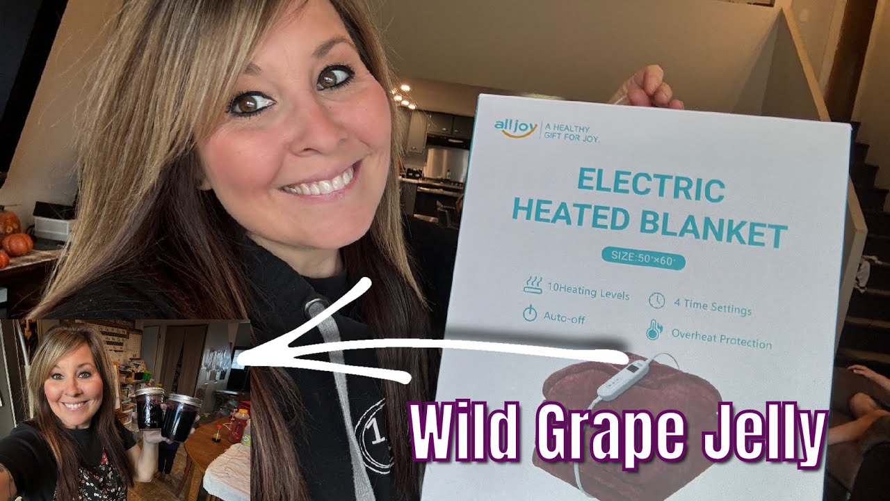Wild Grape Jelly Recipe | Water Bathing Canning | Alljoy Heating Products