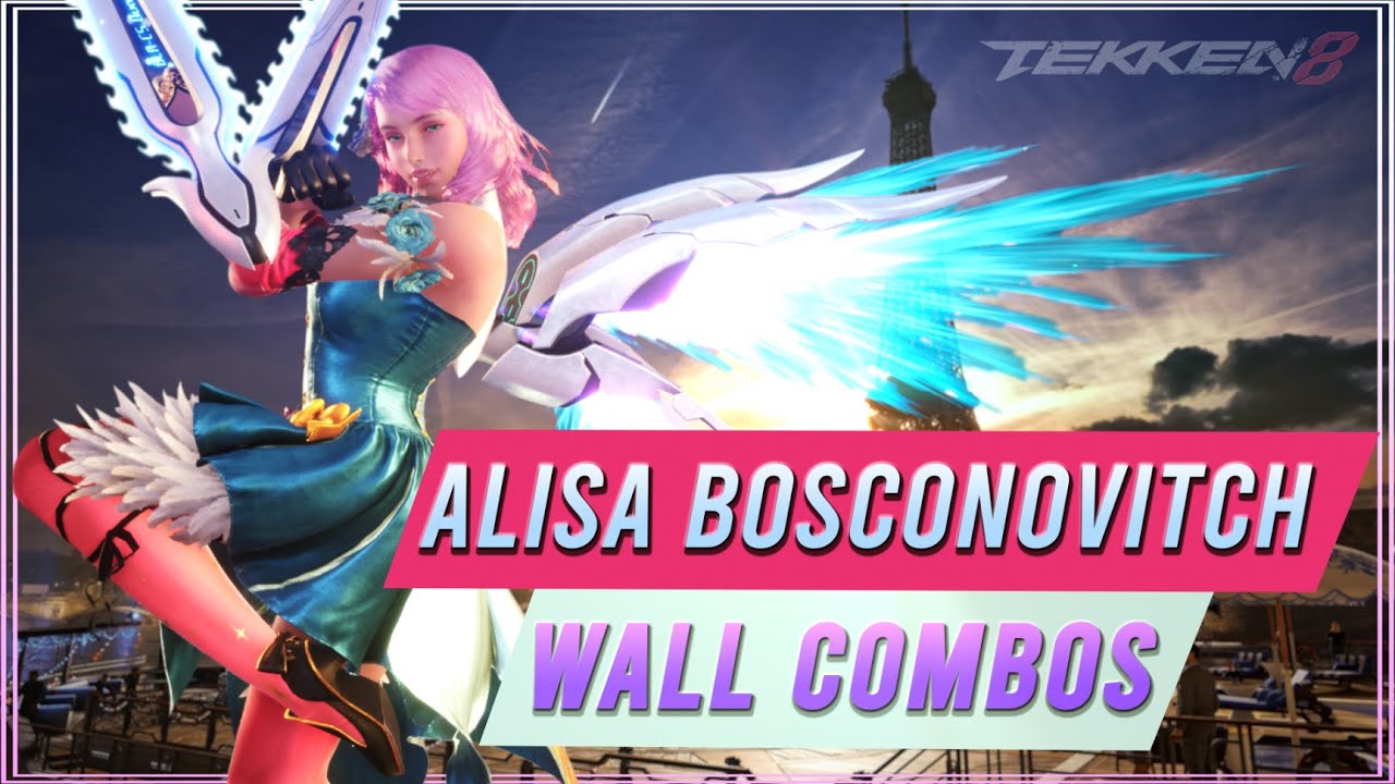 【Tekken 8 Alisa】Combo guide part 2: wall combos & carry
