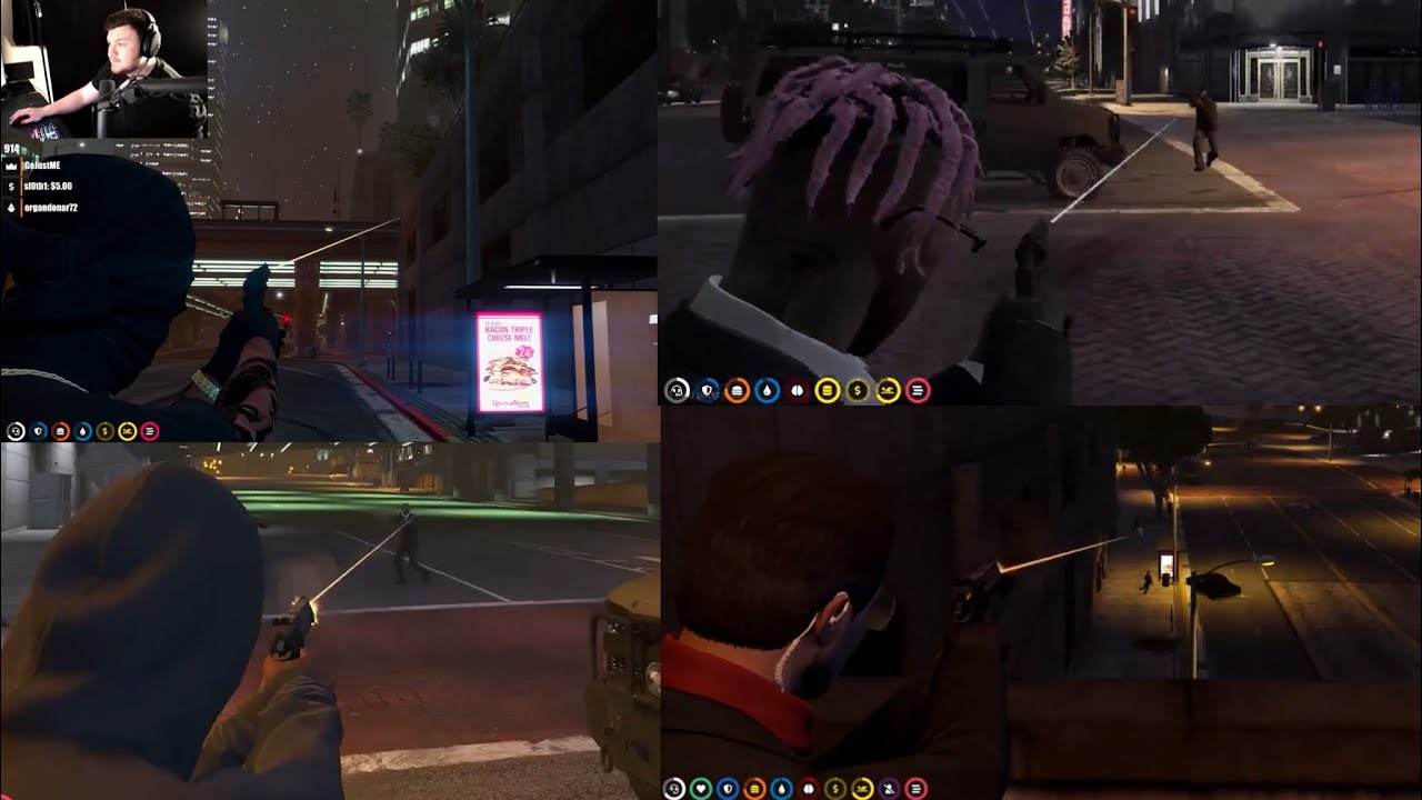 GG Clean Wipe Buddha & his Security at Legion Square (All POVs) | GTA RP NoPixel 3.0
